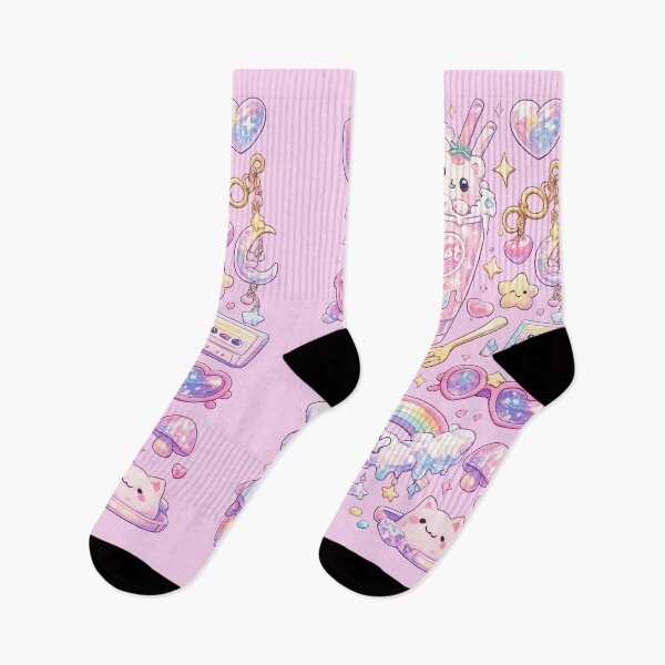Item preview, Dreamy Sweet Kawaii Pastel Collage with Teddy Bear designed and sold by World-of-Magic.