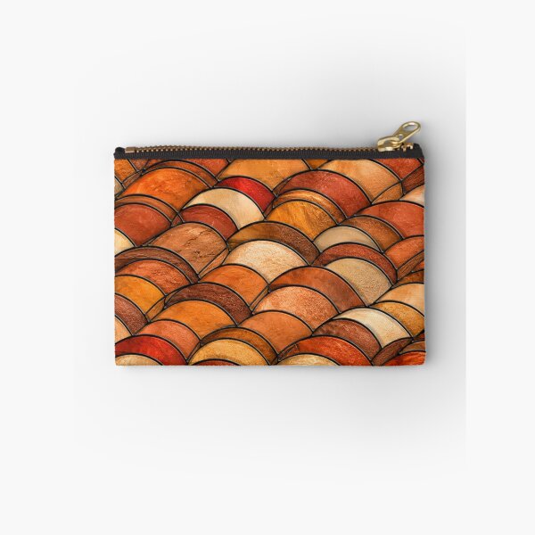 Item preview, Terracotta Waves Stained Glass Pattern designed and sold by Dresut.