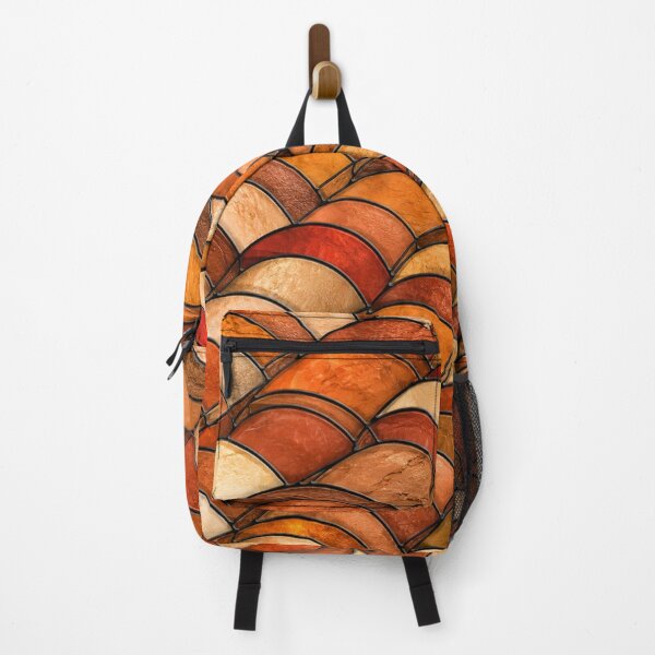 Item preview, Terracotta Waves Stained Glass Pattern designed and sold by Dresut.