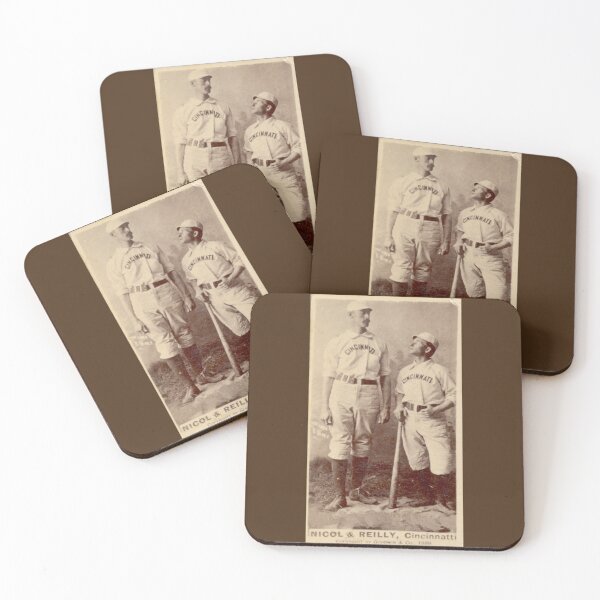 Artikelvorschau, Vintage Baseballspieler Reilly und Nicol entworfen und verkauft von collageDP.