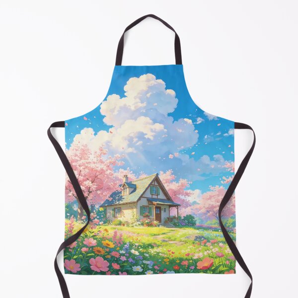 Item preview, Springtime Cottage and Cherry Blossoms designed and sold by deelitt.