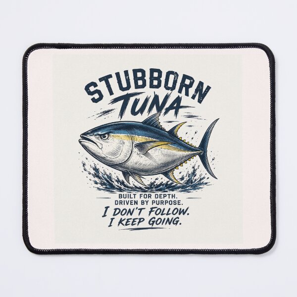 Item preview, Stubborn Tuna Built For Depth Driven designed and sold by layalistoresa.