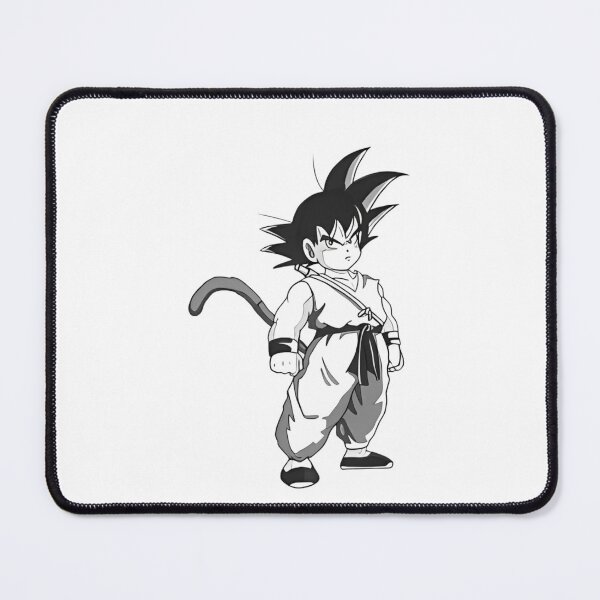 Item preview, Young Saiyan boy with monkey tail standing proudly designed and sold by JohnnyFive8.
