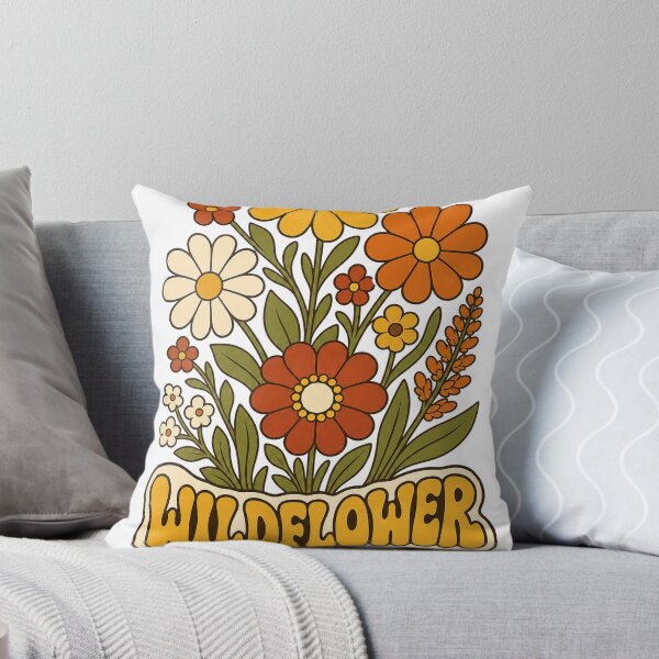 Item preview, Retro Wildflower - Groovy 70s Aesthetic Design designed and sold by VisualArtsOasis.