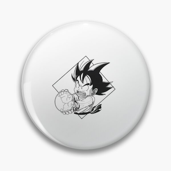 Item preview, Chibi Saiyan boy charging an energy blast inside a diamond frame  designed and sold by JohnnyFive8.