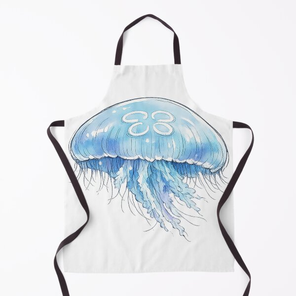 Item preview, Moon Jellyfish Watercolor Marine Biology Study designed and sold by eignvalue.