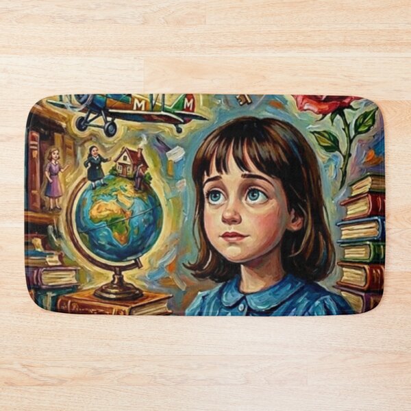 Item preview, Matilda Poster – Roald Dahl Book Lover Art designed and sold by Art's Diner.