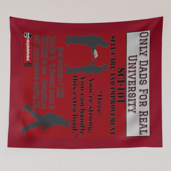 Item preview, SCI 101: Self Care and Improvement (Maroon) designed and sold by OnlyDadsForReal.