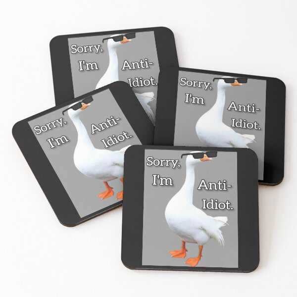 Item preview, "Anti Idiot" Funny Goose Design. designed and sold by Freakcreations9.