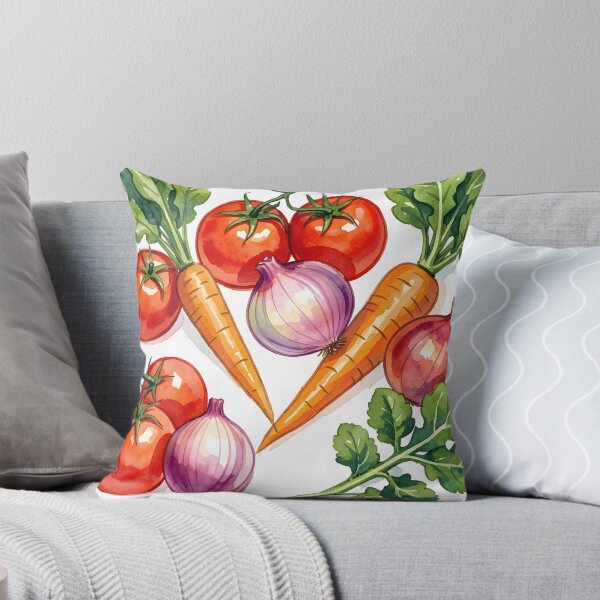 Item preview, Watercolor Vegetables Recipe Book – Tomatoes Onions Carrots Kitchen Design designed and sold by EmeraldeaArt.