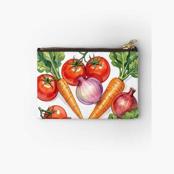 Item preview, Watercolor Vegetables Recipe Book – Tomatoes Onions Carrots Kitchen Design designed and sold by EmeraldeaArt.