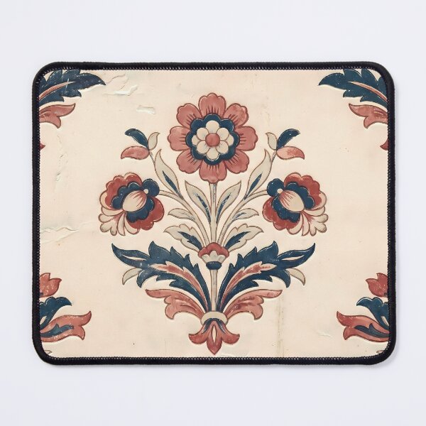 Item preview, Vintage Rustic Pattern Botanical Floral Marine Farmhouse Textile designed and sold by ART ATTACK ZONE.