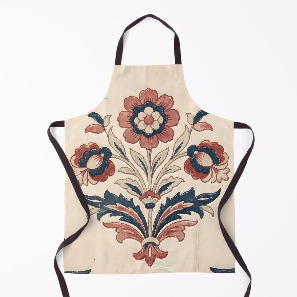 Item preview, Vintage Rustic Pattern Botanical Floral Marine Farmhouse Textile designed and sold by ART ATTACK ZONE.