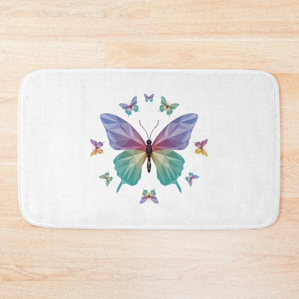 Item preview, Tribal Butterfly - Rainbow Geometric Butterfly – Vibrant Low Poly Butterfly Art designed and sold by ArcticFoxStudio.