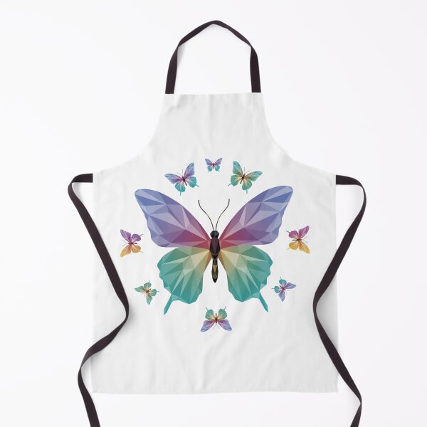 Item preview, Tribal Butterfly - Rainbow Geometric Butterfly – Vibrant Low Poly Butterfly Art designed and sold by ArcticFoxStudio.