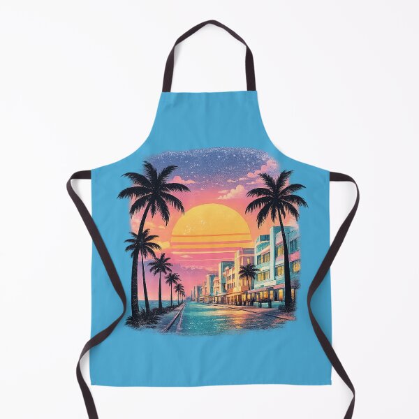 Item preview, Miami Ocean Drive Vice Sunset Paradise Retro designed and sold by piketo.