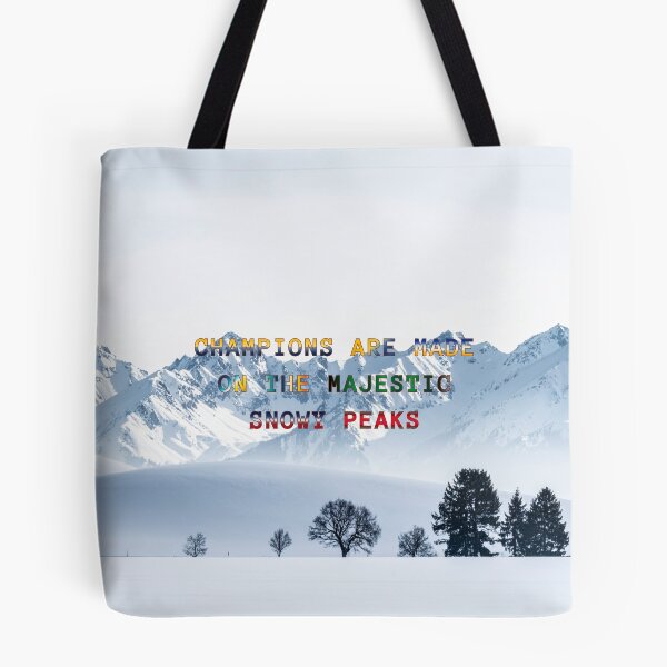 Item preview, Champions are Made on the Majestic Snowy Peaks #4 designed and sold by Holy JM Designs.