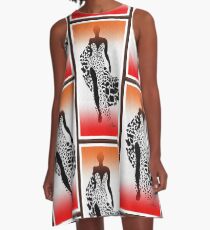 Africa Fashion A-Linien Kleid