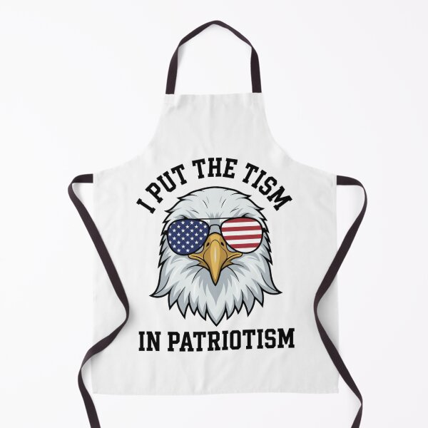 Item preview, I Put The Tism In Patriotism Funny Eagle American Flag designed and sold by Ali-printshop.