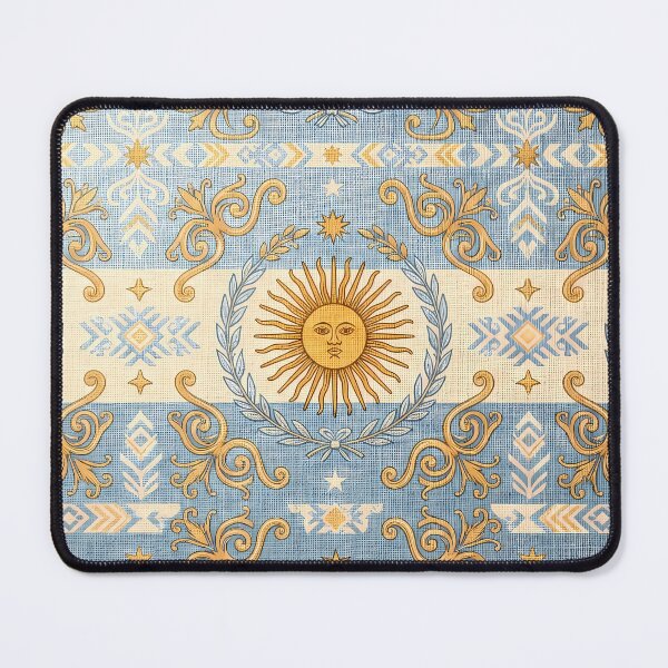 Item preview, Argentina Hola Pattern Botanical Floral Marine Farmhouse Textile designed and sold by ART ATTACK ZONE.