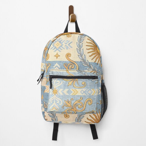 Item preview, Argentina Hola Pattern Botanical Floral Marine Farmhouse Textile designed and sold by ART ATTACK ZONE.