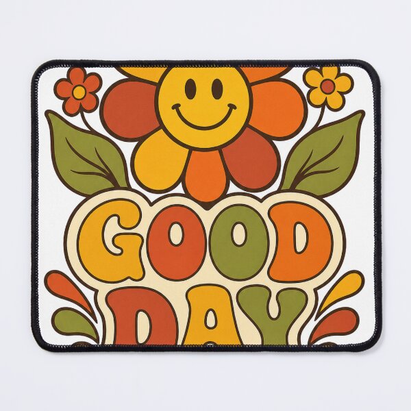 Item preview, Retro Smiley Flower - Groovy 70s Aesthetic Design designed and sold by VisualArtsOasis.