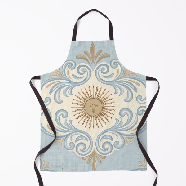 Item preview, Sol Argentina Pattern Botanical Floral Marine Farmhouse Textile designed and sold by ART ATTACK ZONE.