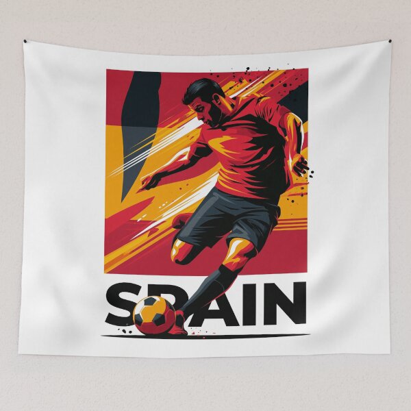 Item preview, Spain Soccer designed and sold by StudioRedKoala.