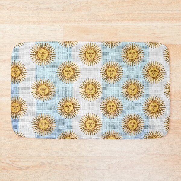 Item preview, Argentina Uruguay Pattern Botanical Floral Marine Farmhouse Textile designed and sold by ART ATTACK ZONE.