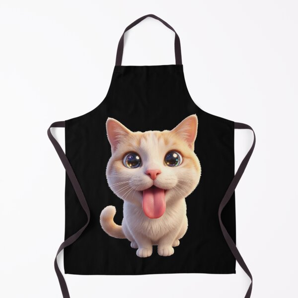 Item preview, Adorable arte animado 3D de gatos - Lindo gatito chibi - Gato lameme designed and sold by FotoLibreStudio.