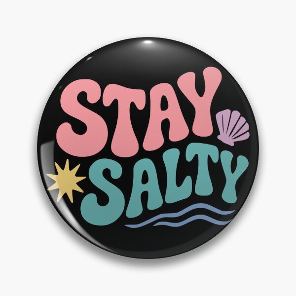 Item preview, Stay Salty Retro Beach Vibe Groovy Ocean Design designed and sold by Glotify.
