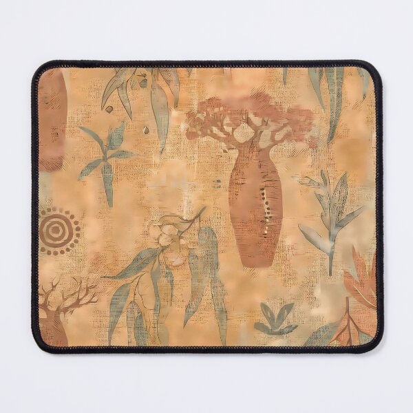 Item preview, Old Retro Pattern Botanical Floral Marine Farmhouse Textile designed and sold by ART ATTACK ZONE.