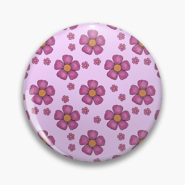 Item preview, Pink flower pattern designed and sold by LilliePatterns.