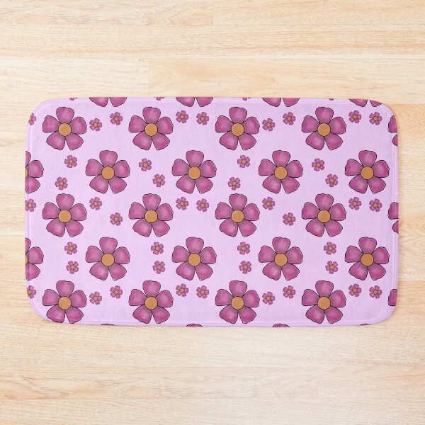 Item preview, Pink flower pattern designed and sold by LilliePatterns.