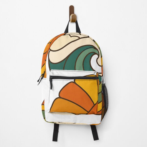 Item preview, Retro Groovy Waves - Groovy 70s Aesthetic Design designed and sold by VisualArtsOasis.