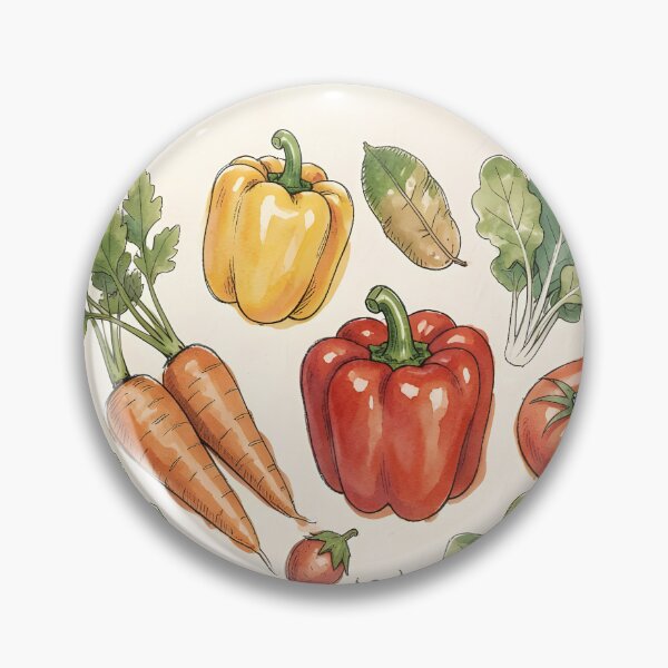 Item preview, Recipes – Watercolor Vegetables Cookbook Cover Design designed and sold by EmeraldeaArt.