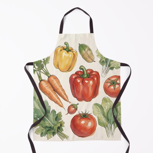 Item preview, Recipes – Watercolor Vegetables Cookbook Cover Design designed and sold by EmeraldeaArt.