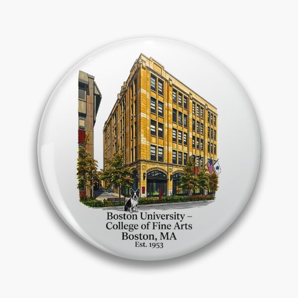 Item preview, Boston Fine Arts Architecture and Terrier Ink Graphic designed and sold by EvergreenPark - Tee Studio.