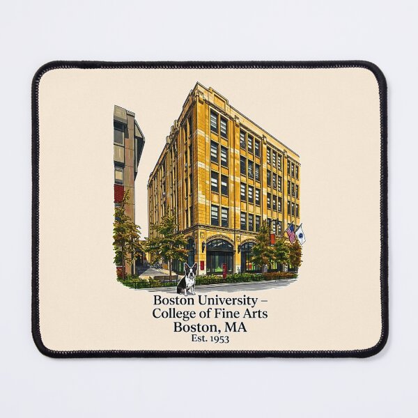 Item preview, Boston Fine Arts Architecture and Terrier Ink Graphic designed and sold by EvergreenPark - Tee Studio.