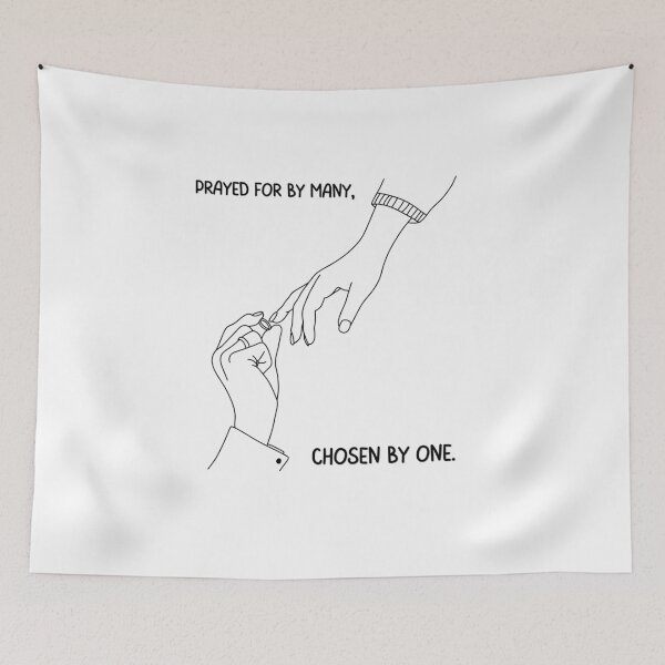 Item preview, Prayed for By Many Chosen By One Bride designed and sold by IDoCrewCo..