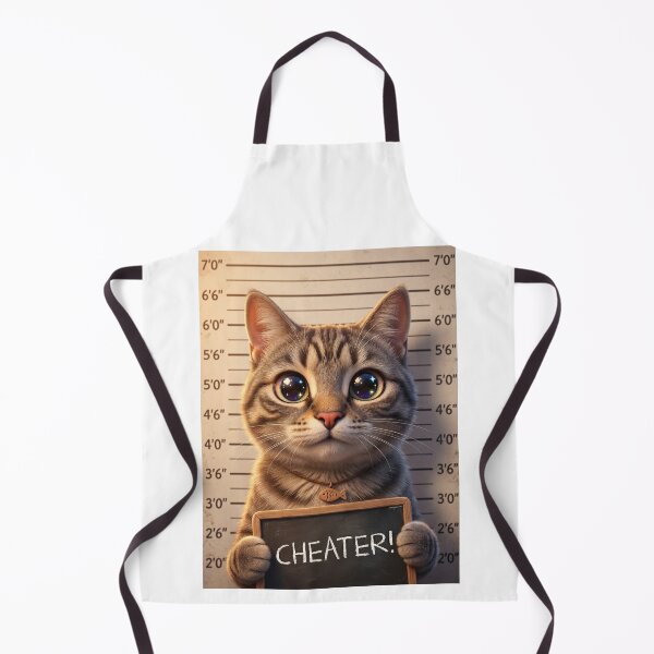 Item preview, Adorable 3D Animated Cat Art - Cute Chibi Kitten - Jail Cat designed and sold by FotoLibreStudio.