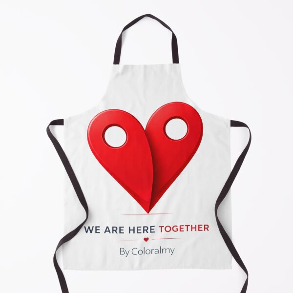 Item preview, We Are Here Together | We Are Here Together | Heart of Locations and Human Connection designed and sold by Coloralmy.