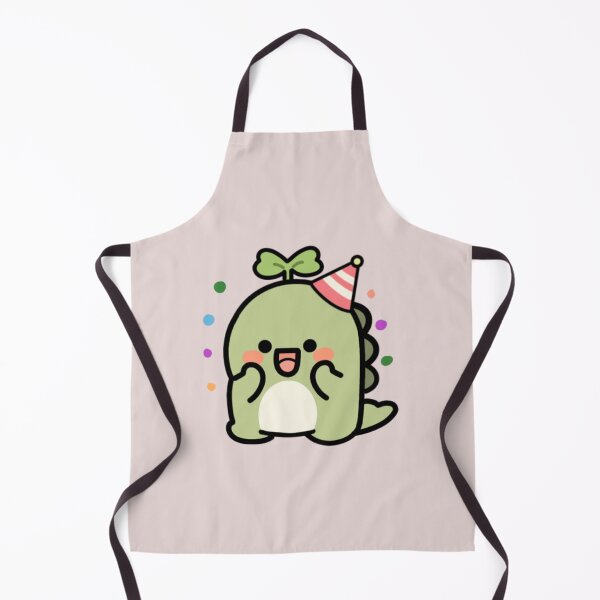 Item preview, Party Dinosaur Celebration | Cute Kawaii Birthday Dino Sticker designed and sold by SunCraftStudio.