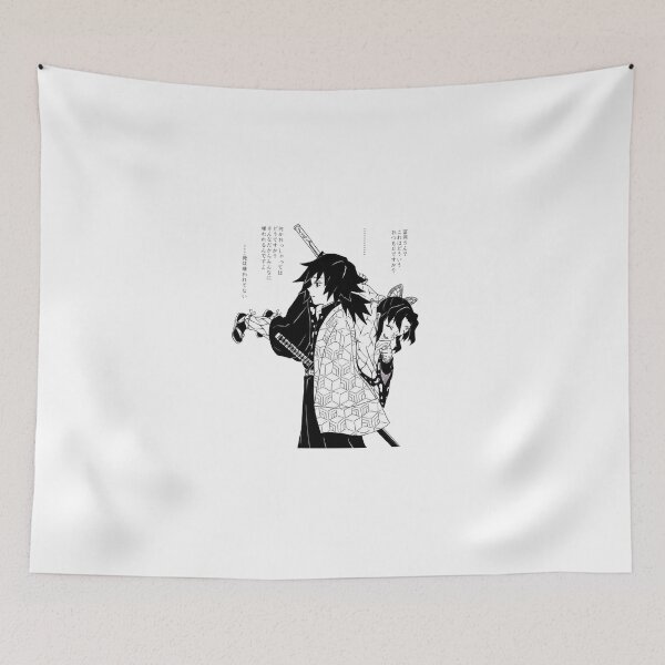 Item preview, Water Hashira shielding the small butterfly user behind his back designed and sold by JohnnyFive8.
