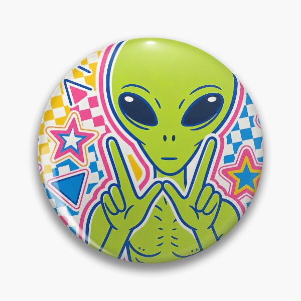 Item preview, Whatever Alien – Retro 90s Neon Alien Aesthetic  designed and sold by anabellstar design co.