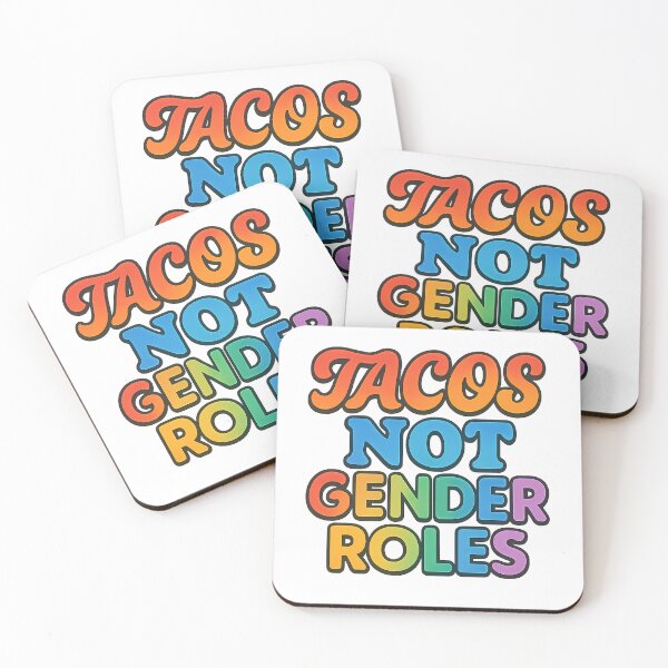 Item preview, Tacos Not Gender Roles - Funny Nonbinary Genderqueer Pride designed and sold by Haus Of Sin.