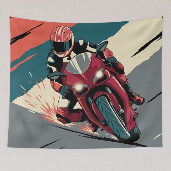 Item preview, Red Sportbike Apex Racer designed and sold by AVStudioS&S.