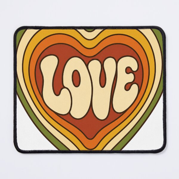 Item preview, Retro Groovy Heart - Groovy 70s Aesthetic Design designed and sold by VisualArtsOasis.