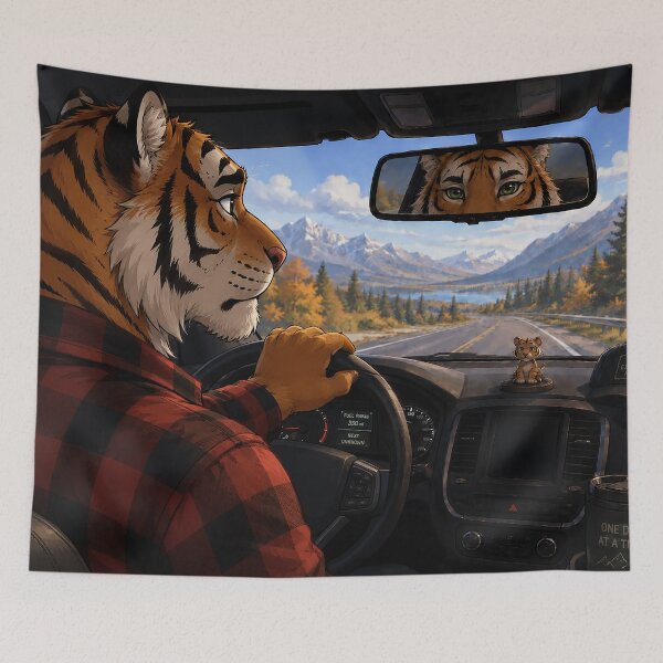 Item preview, Tiger's Roadtrip of Healing designed and sold by nikkolaus.