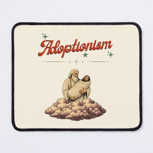 Item preview, Adoptionism Heresy Tee – Retro Theology Humor Christian Design designed and sold by Alt Christian.